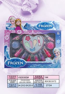 (4 styles mixed)""Fashion girl makeup group frozen princess series