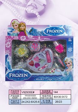 Fashion girl cosmetics combination frozen princess series (four mixed styles)