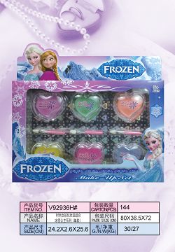 Fashion girl cosmetics combination frozen princess series (single style)