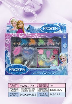CD盒花叶型时尚女孩 化妆品冰雪公主系列
（四款混装）