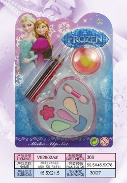 Fashion girl cosmetics combination frozen princess series (four mixed styles)