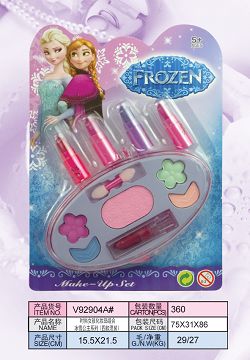 Fashion girl cosmetics combination frozen princess series (four mixed styles)