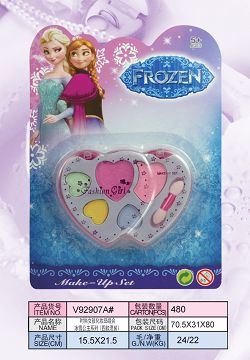 Fashion girl cosmetics combination frozen princess series (four mixed styles)