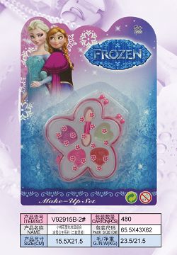 小梅花型化妆品组合冰雪公主系列（二款混装）