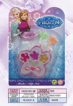 小梅花型化妆品组合冰雪公主系列（二款混装）