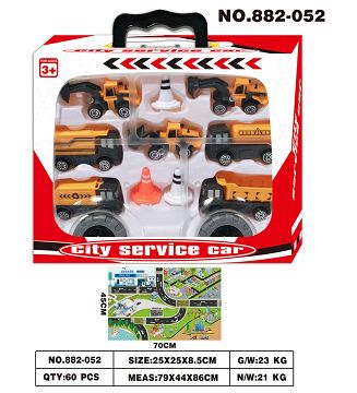 Receiving car (with taxi + map)