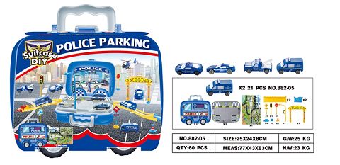 Taxi police car series receiving car