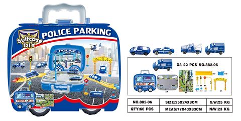 Taxi police car series receiving car