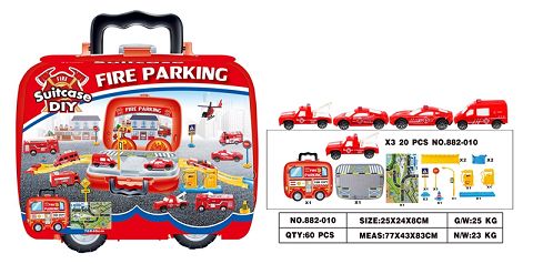 Sliding fire engine series storage truck