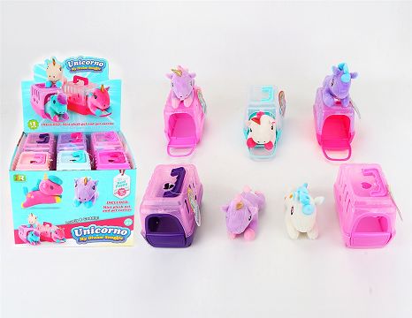 Unicorn transparent dazzling pet cage