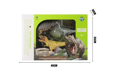 Plastic suits - Tyrannosaurus Rex, Velociraptor, Ankylosaurus