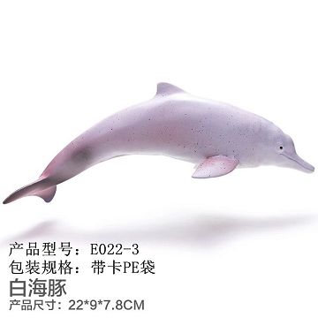 Enamel sea - white dolphins