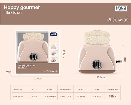 Toaster single mount - Manual function - Rotating ejection