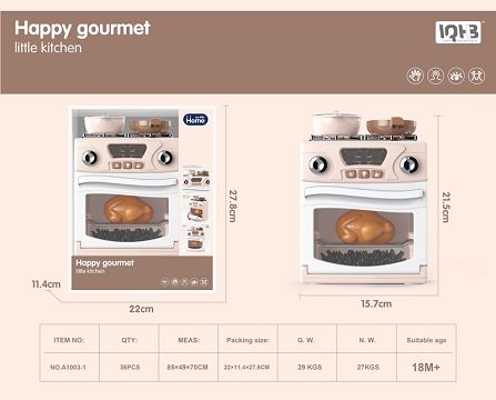 Single installation of the oven - lighting and sound -3AA- no electricity