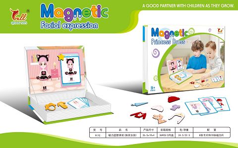 Magnetic puzzle assembly (girls)