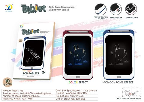 10 Inch monochrome lcd handwriting board