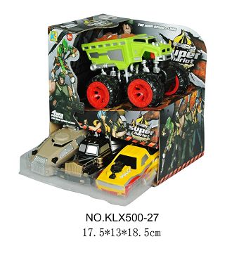 Four-drive inertial off-road vehicle (1 car with 3 car shell)