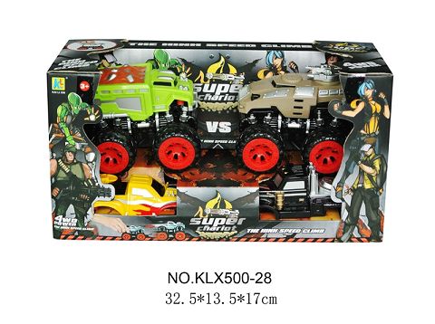 Four-drive inertial off-road vehicle (2 vehicles with 2 shells)