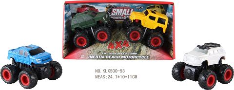 Four-drive inertial off-road vehicle (pickup truck + Mercedes) (jeep + George patton)