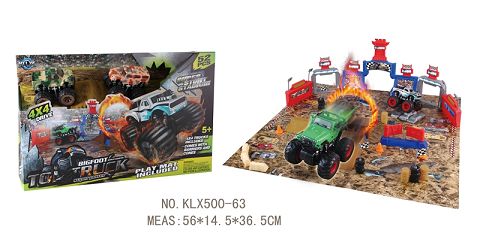 四驱动惯性越野车赛场