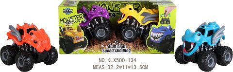 Four-drive inertial monster off-road vehicle