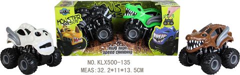 Four-drive inertial monster off-road vehicle