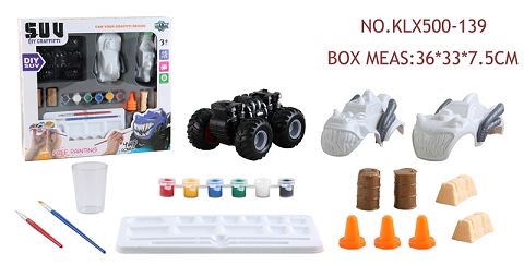 DIY painted four-drive inertial off-road vehicle