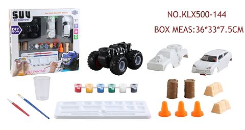 DIY painted four-drive inertial off-road vehicle