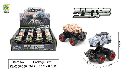 Inertial small impact variant camouflage off-road vehicle
