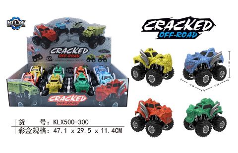 Four-drive inertial crack monster off-road vehicle