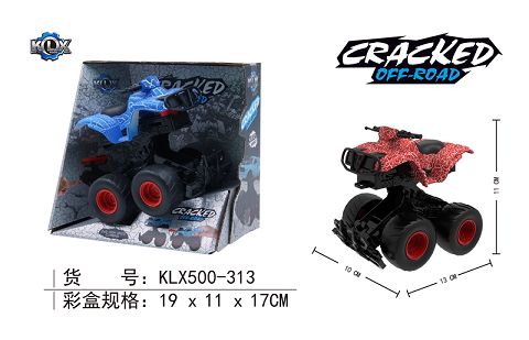 Inertial bounce crack beach motocross