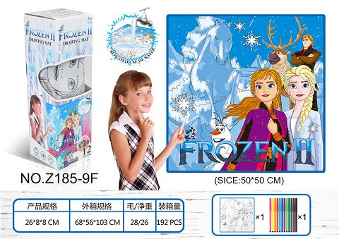 ICE SNOW 2 GRAFFITI CLOTH 50 * 50CM (12 COLOR PEN, WASHABLE AND FADE, REPEATED GRAFFITI)