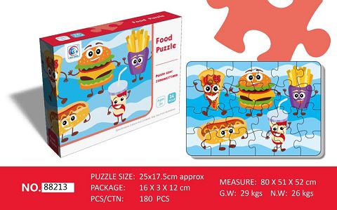 Jigsaw food series