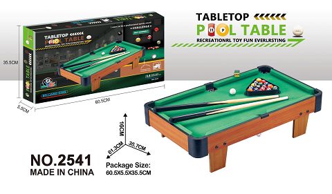 Wooden billiard table