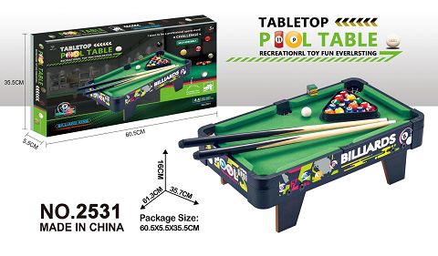 Graffiti wooden billiard table