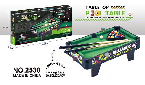 Graffiti wooden billiard table