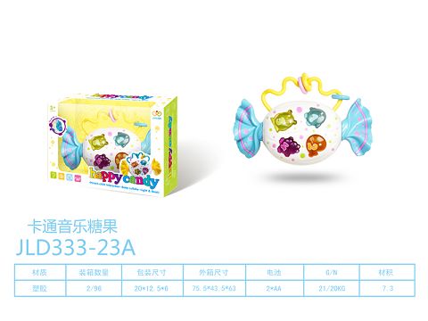 Cartoon music light candy
