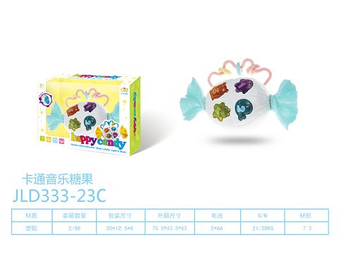 Cartoon music light candy