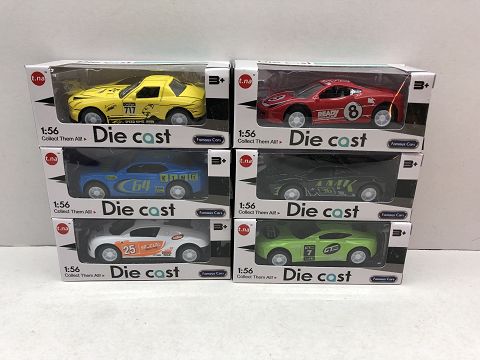 合金回力赛车