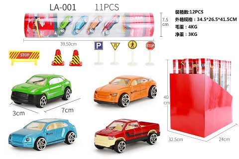 Sliding alloy car 4 cylinder