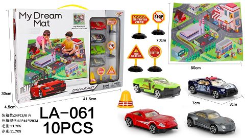 Alloy city rug game set