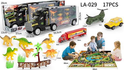 Tractor belt dinosaur alloy car