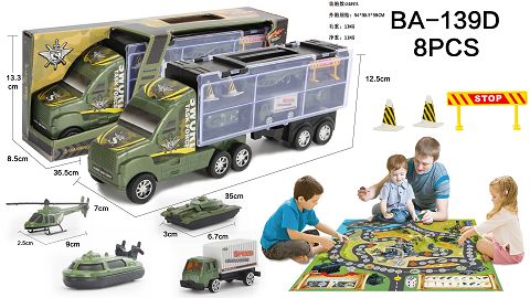 14 inch military container truck with tractors