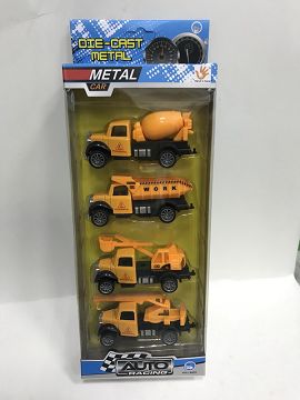 1：55合金回力工程车，4款混装条盒