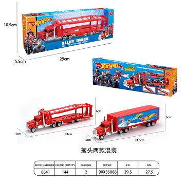 合金拖头货柜和拖头拖栏2款混装