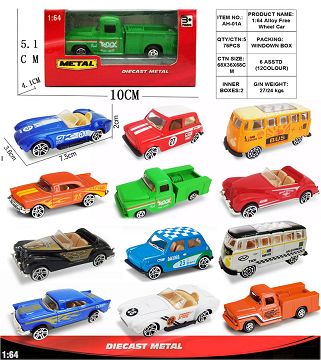 1：64滑行合金车