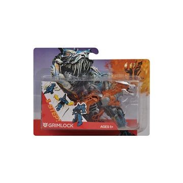 钢索恐龙人，一按就可以从车变人，产品尺寸11.2*5*5.5CM