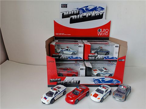 1:50合金回力俄文警车12只