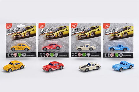 1:64 滑行 合金赛车老爷车单只庄