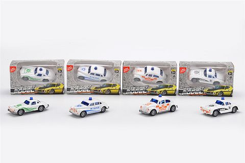 1:64 回力 合金老爷车警车单只庄